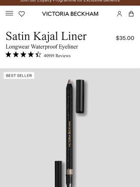 Victoria Beckham Beauty eyeline in SMOKY QUARTZ- unused in original package